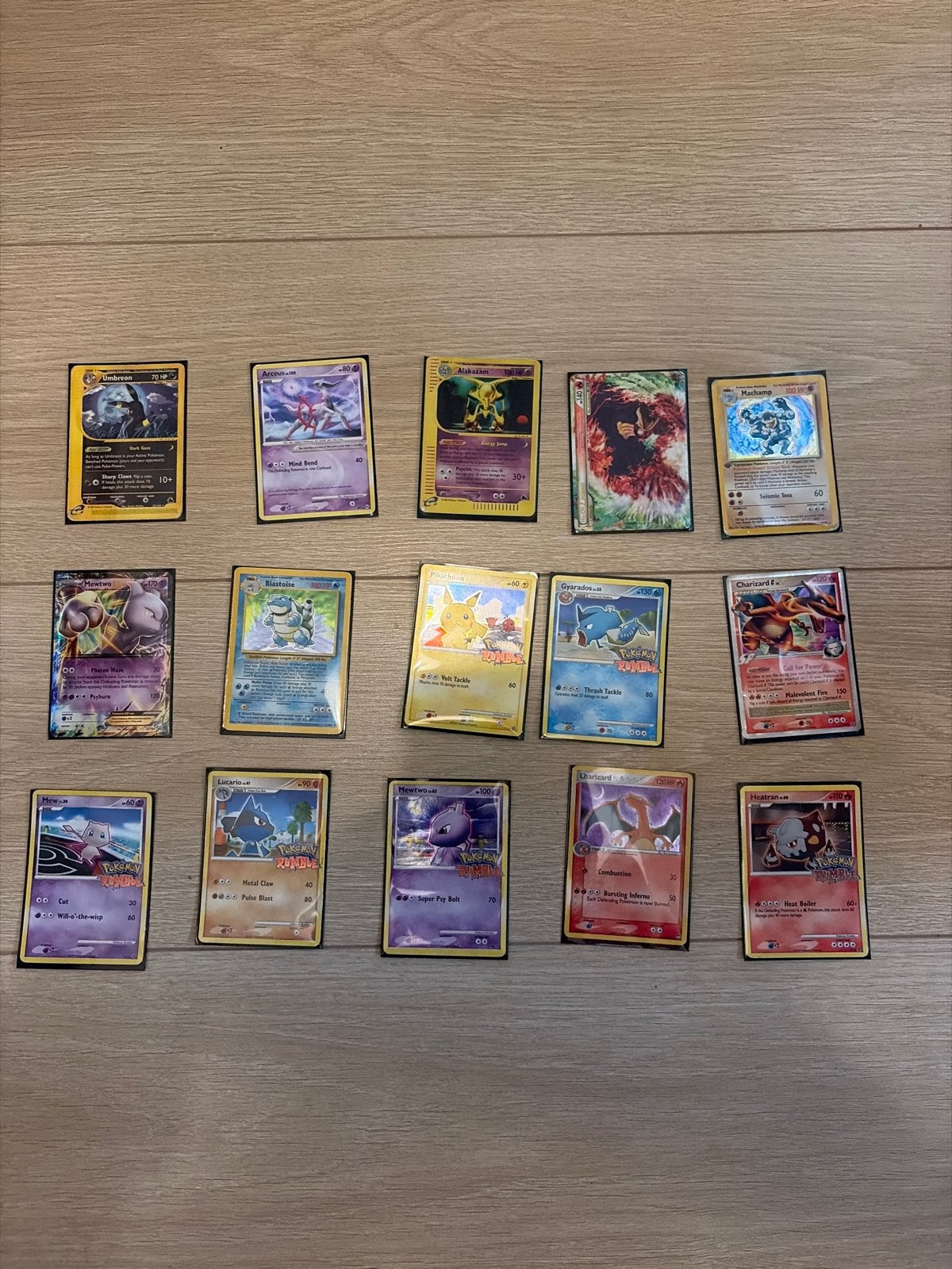 Pokémon kaarten 1995-2010 - Diverse zeldzame kaarten, Ophalen of Verzenden, Gebruikt, Meerdere kaarten