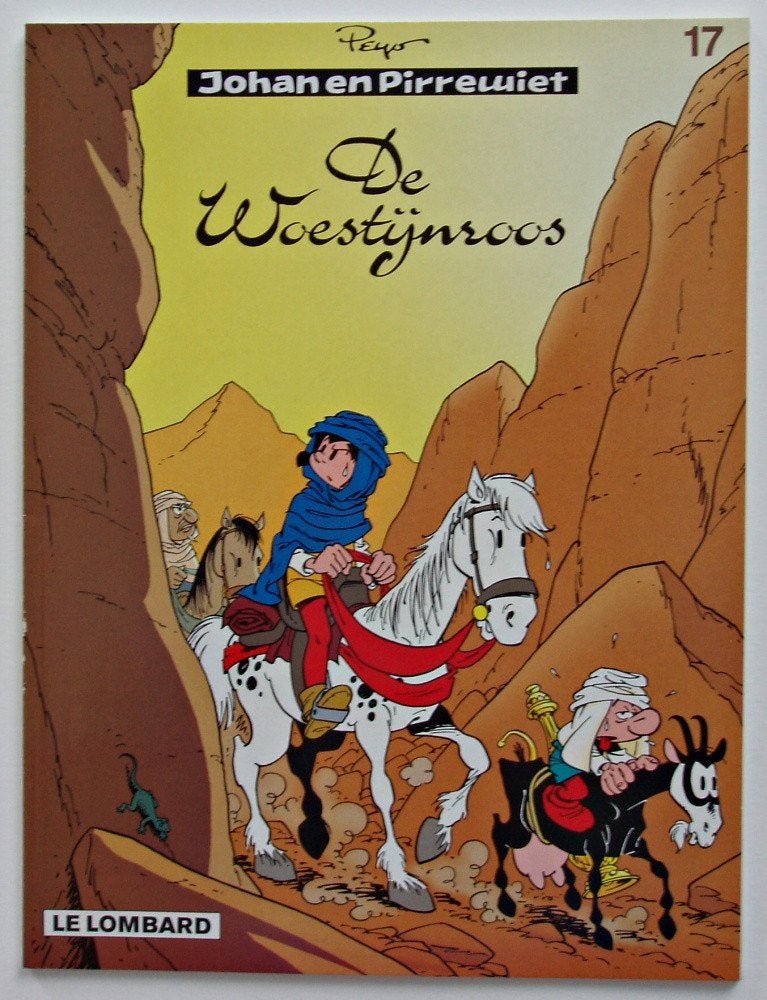Johan en Pirrewiet 17 - De woestijnroos - 2001, Verzenden, Overige figuren, Zo goed als nieuw, Overige typen