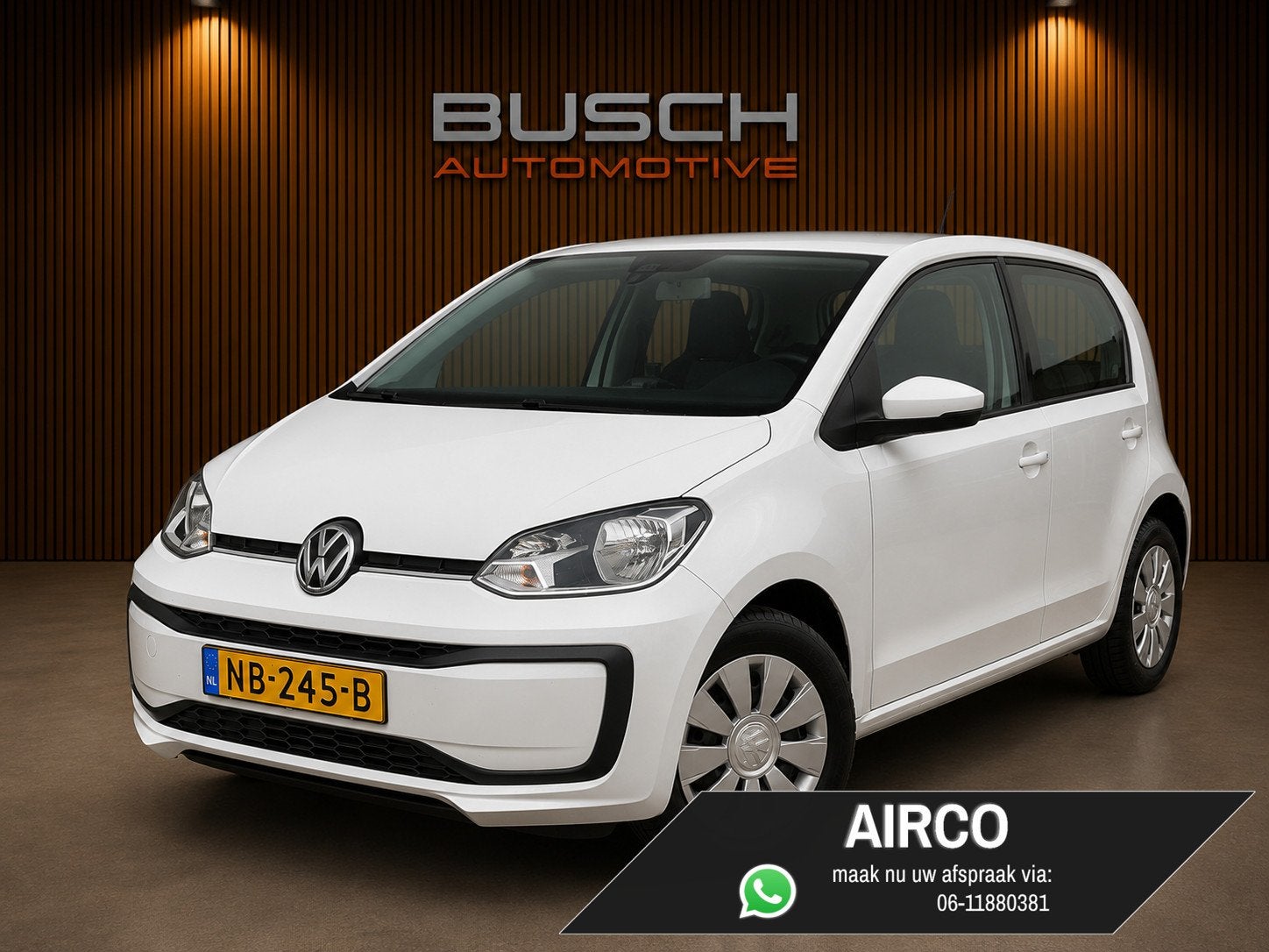 Volkswagen Up! 1.0 BMT move up! | 2e EIG | AIRCO | 5 DEURS |, Auto's, Voorwielaandrijving, Dealer onderhouden, Stof, Gebruikt