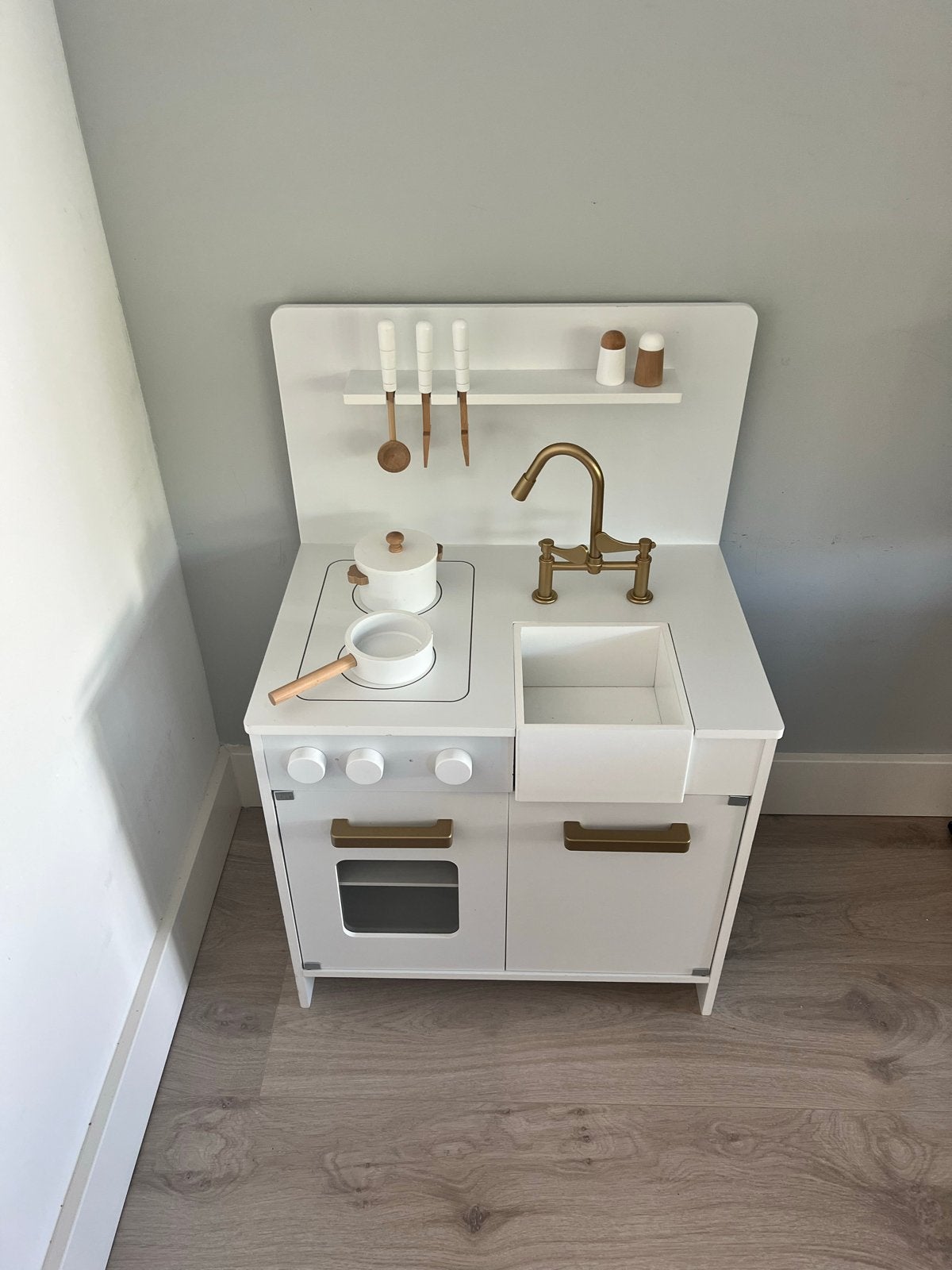 Houten Speelkeuken petit amelie Accessoires en Speelgoed, Ophalen of Verzenden, Zo goed als nieuw, Jongen of Meisje