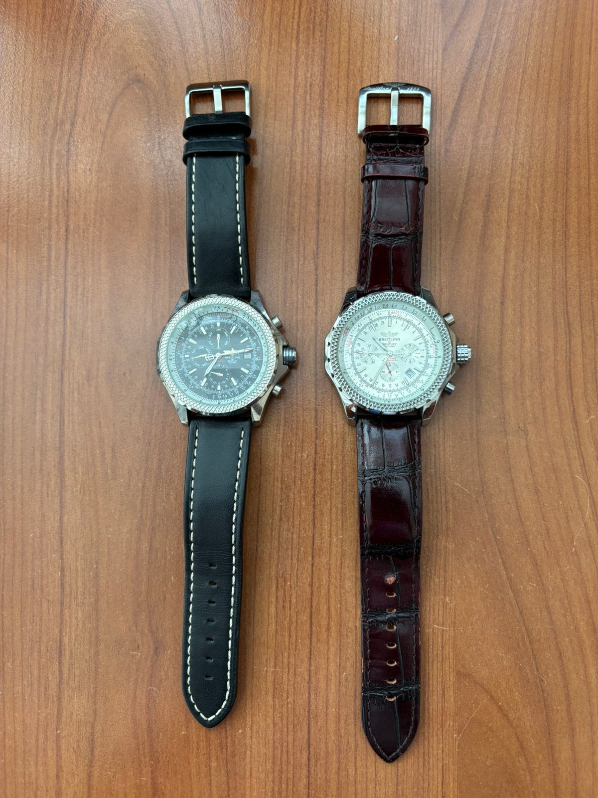 Breitling horloge .Automaat dus geen batterij.per stuk €85., Ophalen, Zo goed als nieuw, Leer, Overige merken