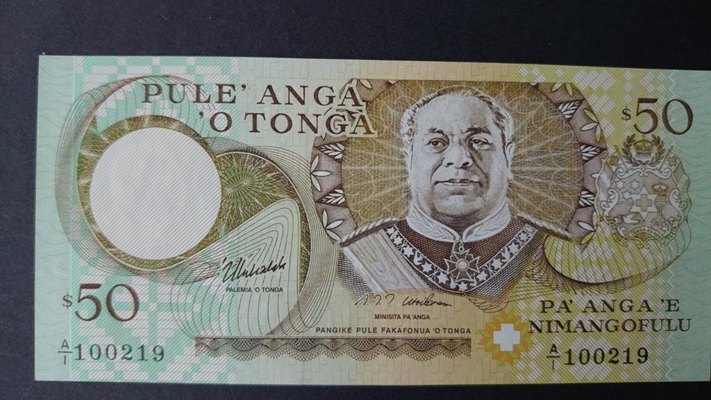 ** Tonga 50 pa'anga 1995 UNC p36 **, Ophalen of Verzenden, Los biljet