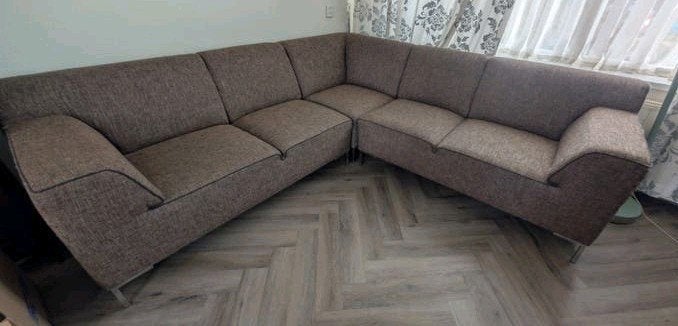 Montel hoekbank - Comfortabel en stijlvol, Huis en Inrichting, Ophalen, Gebruikt, Stof, Modern