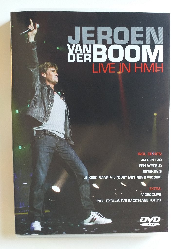Jeroen van der Boom: Live in HMH (2008), Inclusief boekje, Alle leeftijden, Ophalen of Verzenden, Zo goed als nieuw