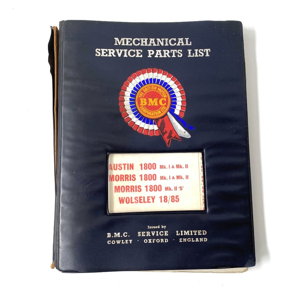 Austin/Morris/Wolseley 1800 parts list, Verzenden