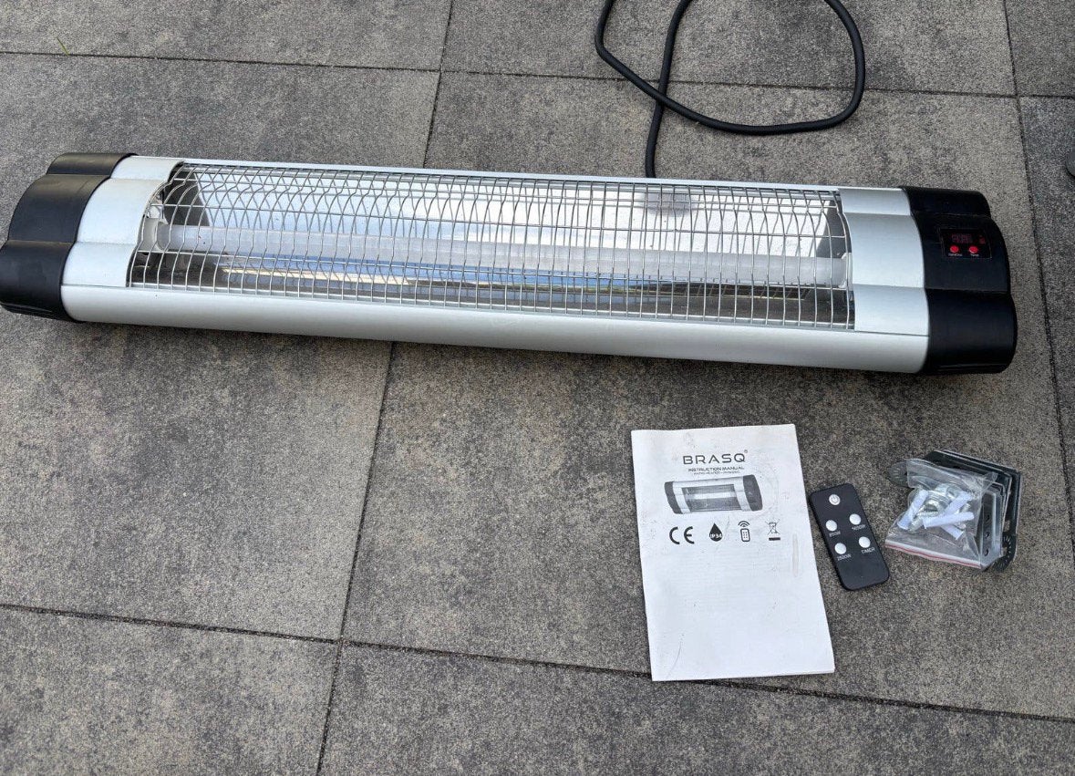 nieuwe BRASQ elektrische terrasverwarmer, Tuin en Terras, Nieuw, Waterbestendig, Wand, Ophalen