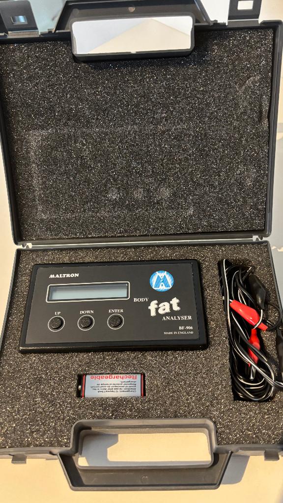 Maltron BF 906 Body Fat analyser incl. pads, Ophalen of Verzenden, Gebruikt, Overige typen