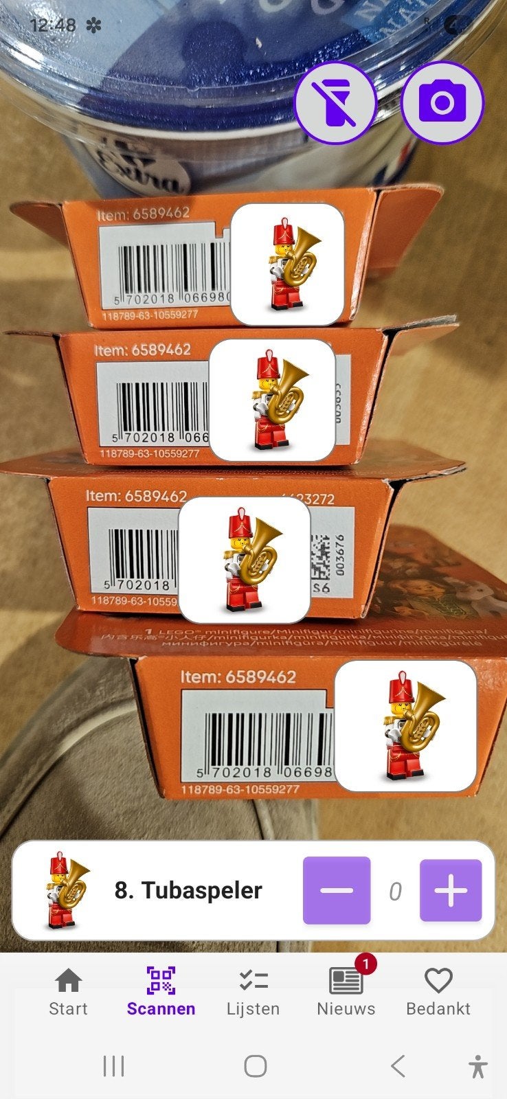 Lego 4x Tuba speler CMF 29 NIEUW, Ophalen of Verzenden, Nieuw