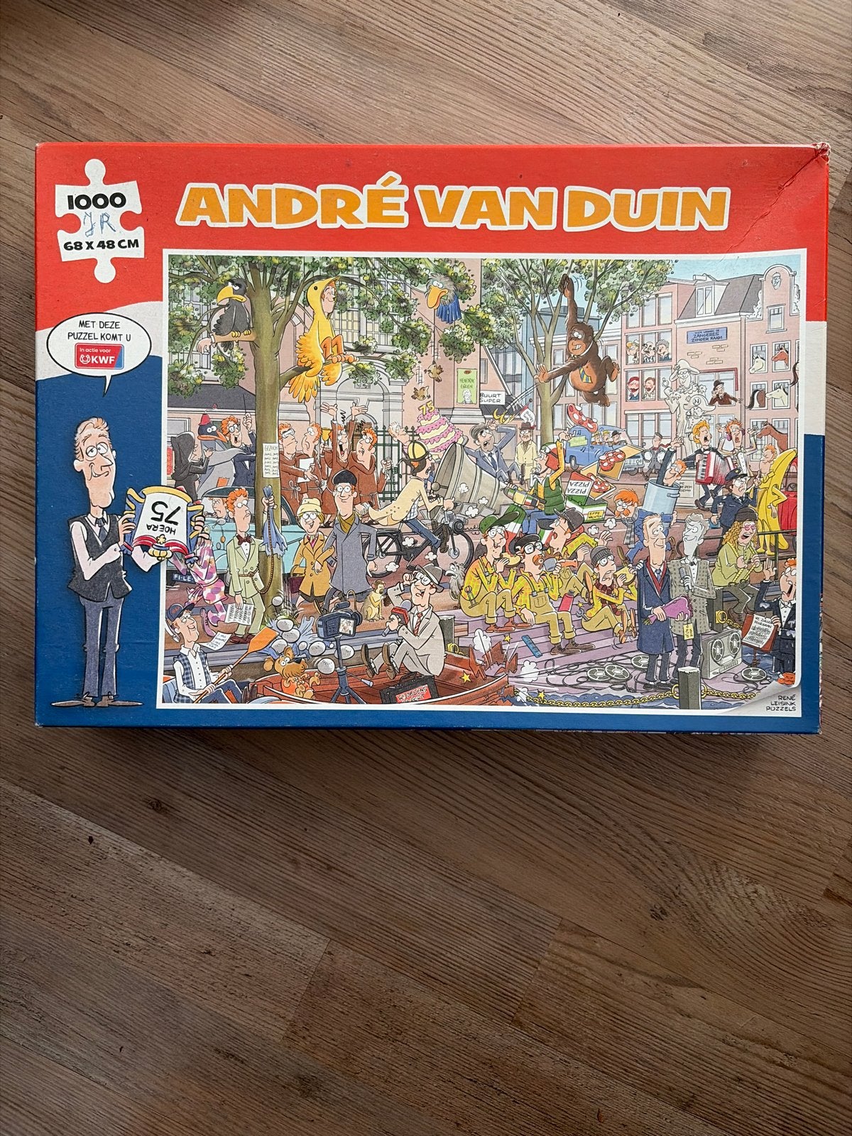 André van Duin legpuzzel 1000 stukjes, Hobby en Vrije tijd, Ophalen, 500 t/m 1500 stukjes, Zo goed als nieuw, Legpuzzel