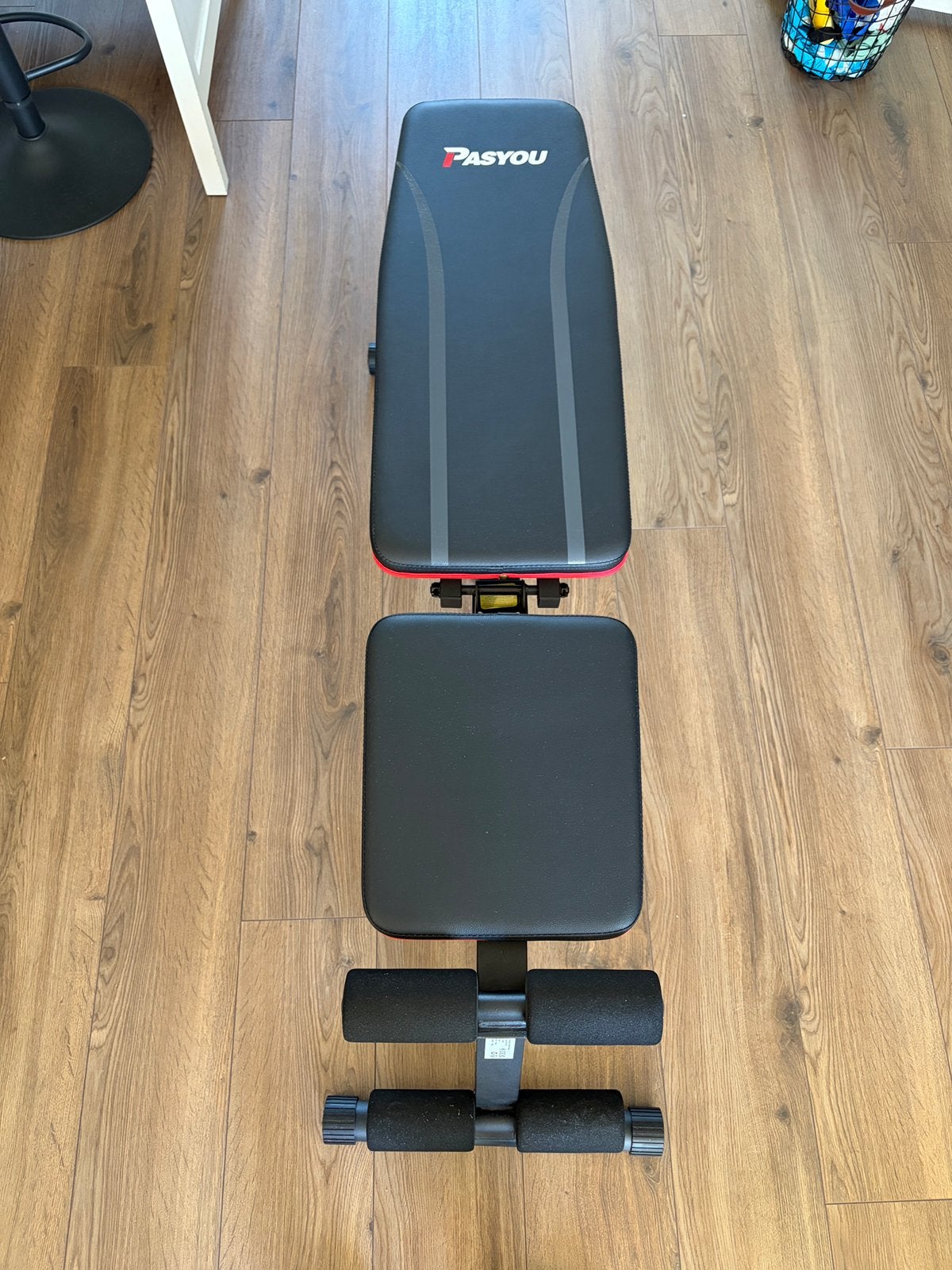 Bench and Adjustable dumbbells for sale(Perfect Condition), Ophalen, Zo goed als nieuw, Metaal, Hometrainer