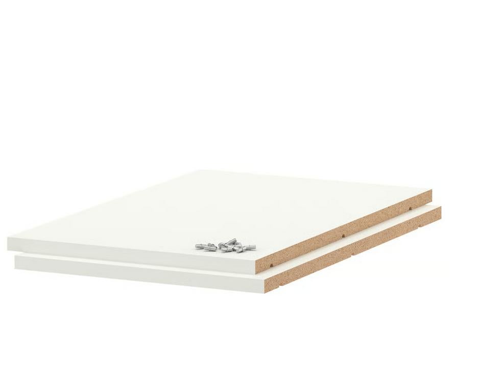 UTRUSTA plank wit 2 stuks 60x37, Minder dan 25 mm, Nieuw, Ophalen of Verzenden, Plank