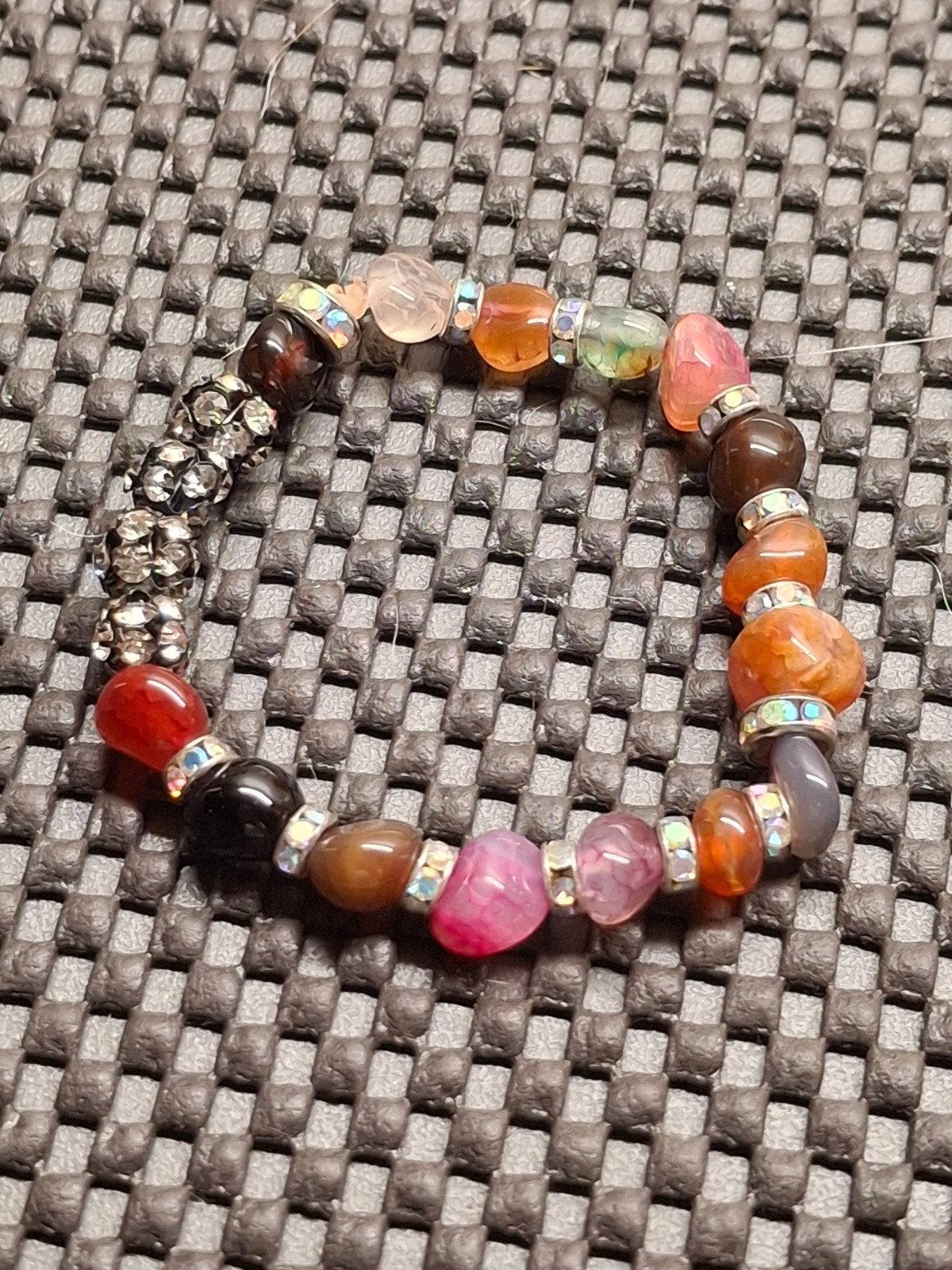 Armband  halfedelsteen, Ophalen, Zilver