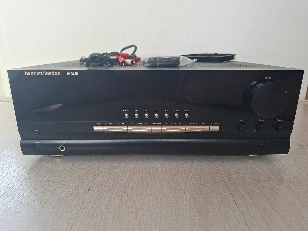 Harman Kardon HK 3700 Stereo Receiver+afstandsbediening, Gebruikt, 60 tot 120 watt, Stereo, Ophalen