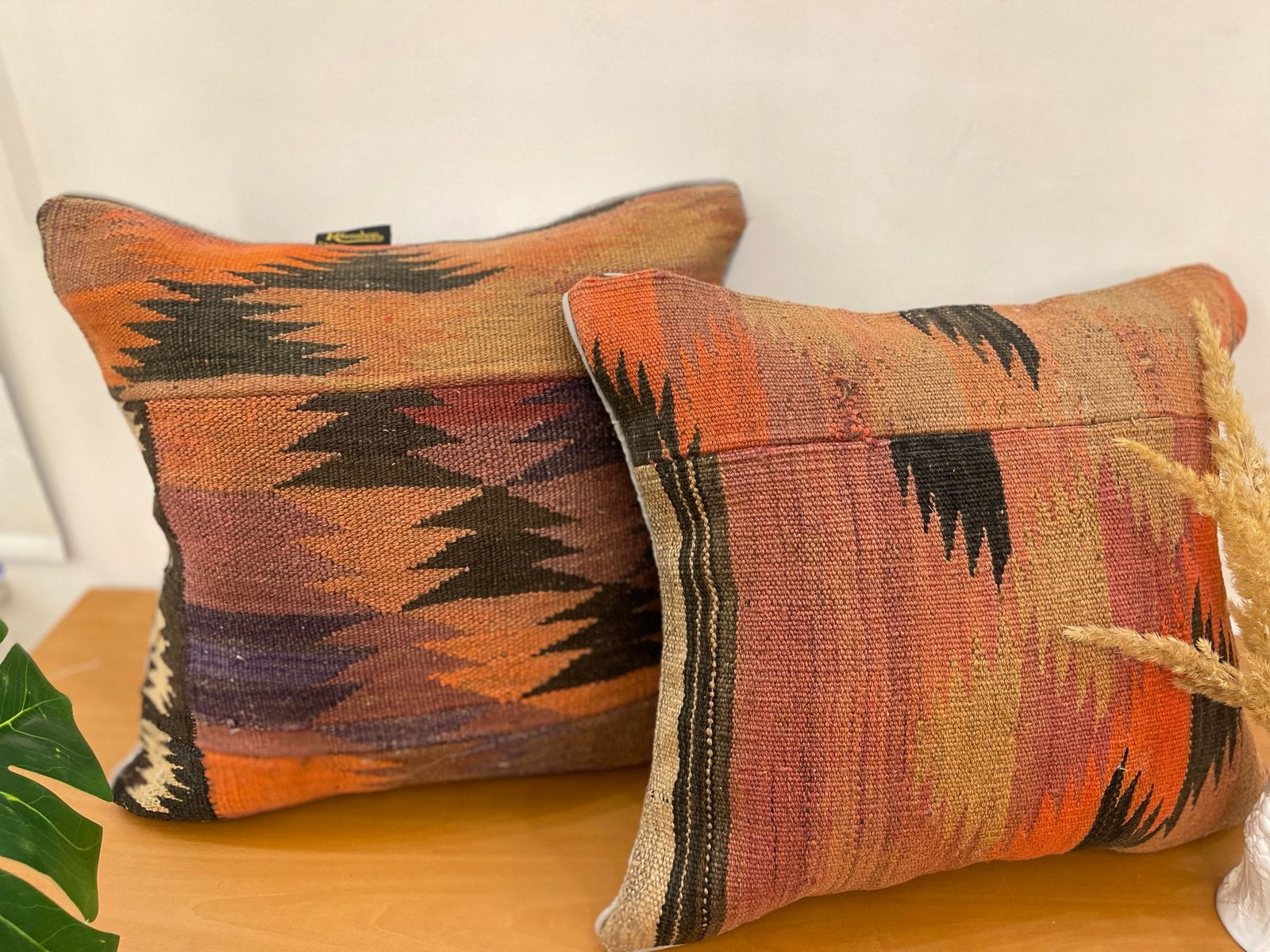 Natuurlijk Kilim Kussen met Vulling - ca. 45x45 cm, Meerkleurig, Vierkant, Nieuw, Ophalen of Verzenden
