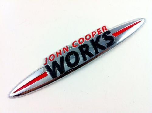 Mini JCW logo ebleem logo's emblemen John Cooper works, Auto-onderdelen, Ophalen of Verzenden, Nieuw, Universele onderdelen