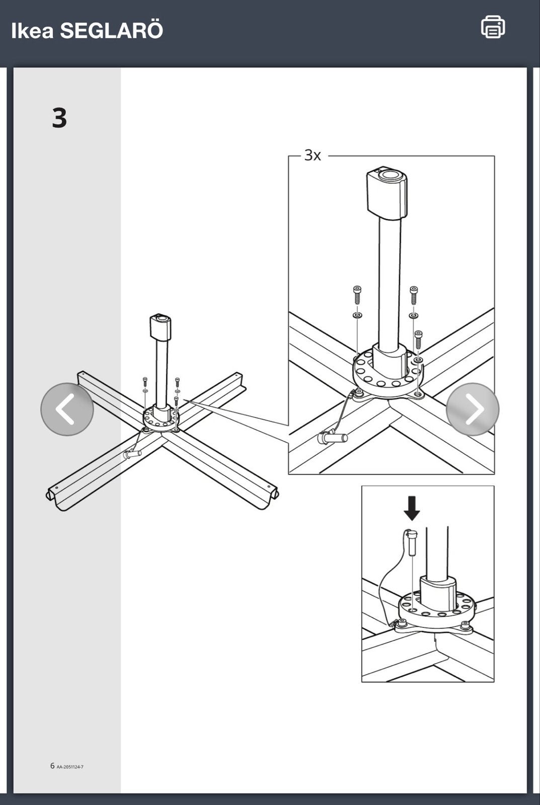 IKEA SEGELARÖ Parasolvoet Kruisvoet, Tuin en Terras, Parasols, Ophalen of Verzenden, Gebruikt, 1 tot 2 meter, Parasolvoet