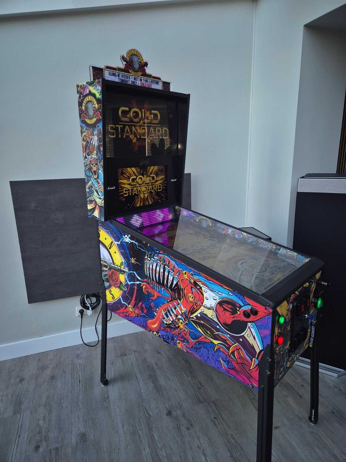 Guns N' Roses digitale flipperkast, 4K ultimate edition!, Verzamelen, Elektronisch, Zo goed als nieuw, Flipperkast, Ophalen