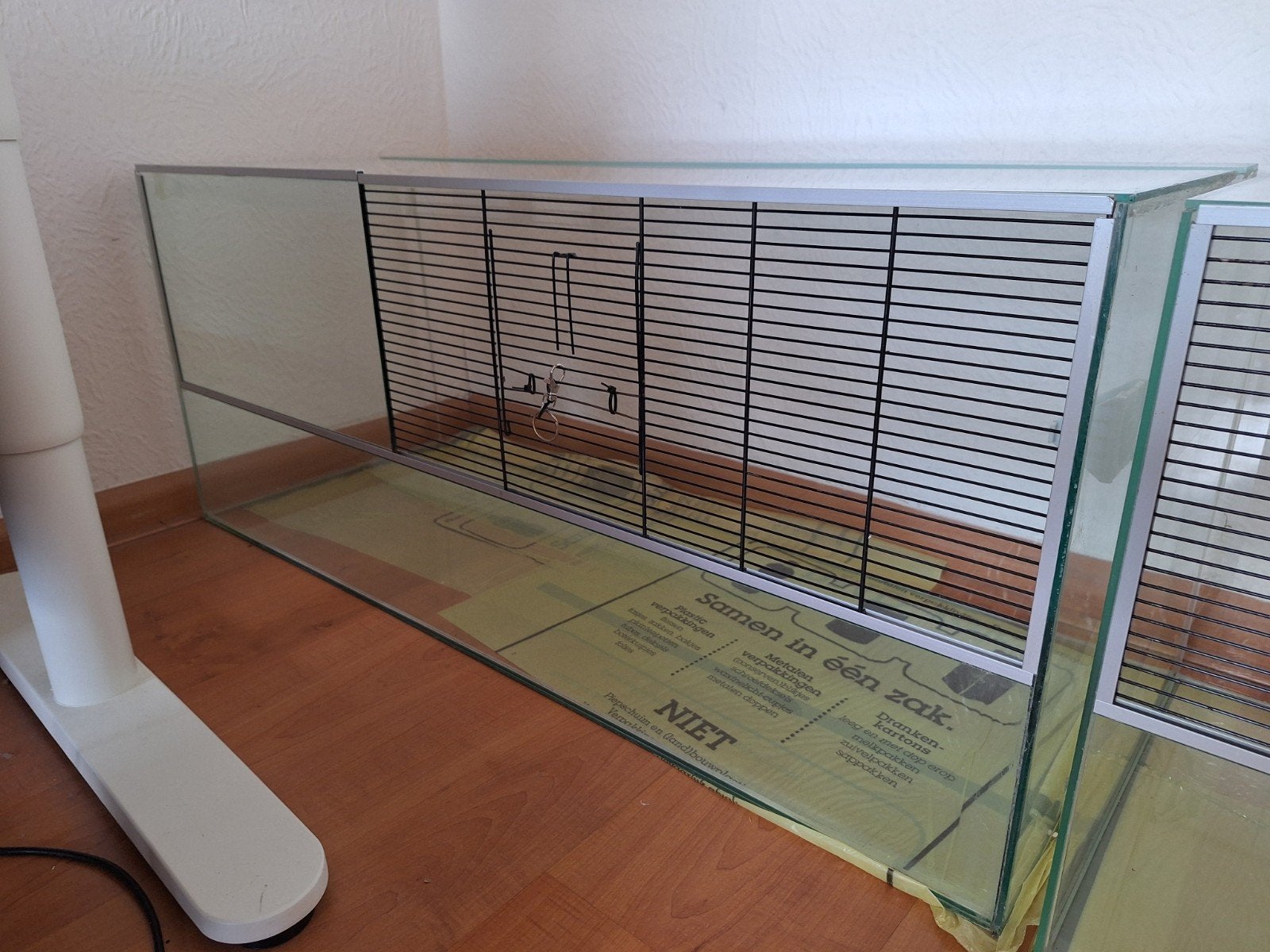 GRATIS terrarium voor knaagdieren, Ophalen, 75 tot 110 cm, Hok, Minder dan 60 cm
