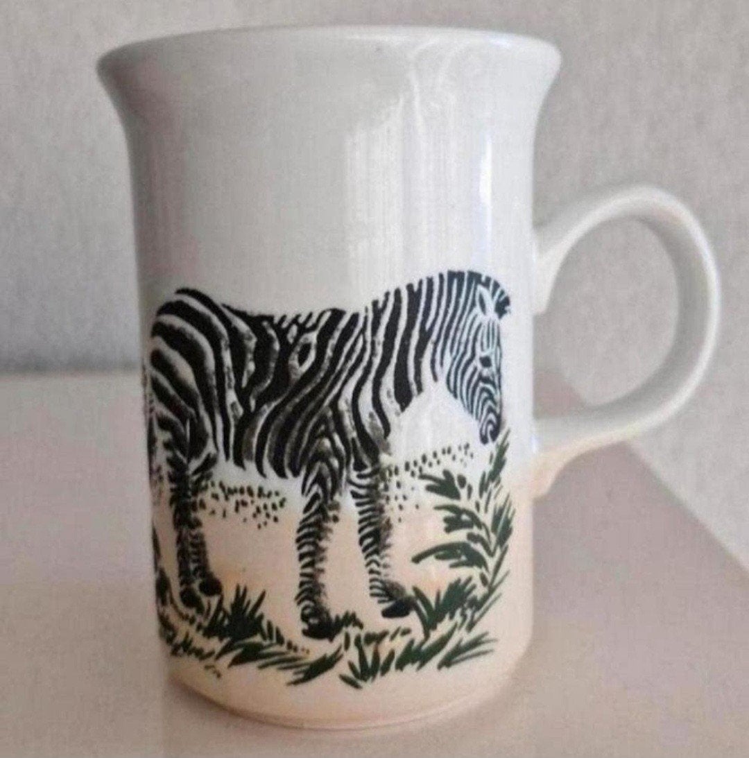 Vintage Churchill Engeland Zebra Mok, Ophalen of Verzenden