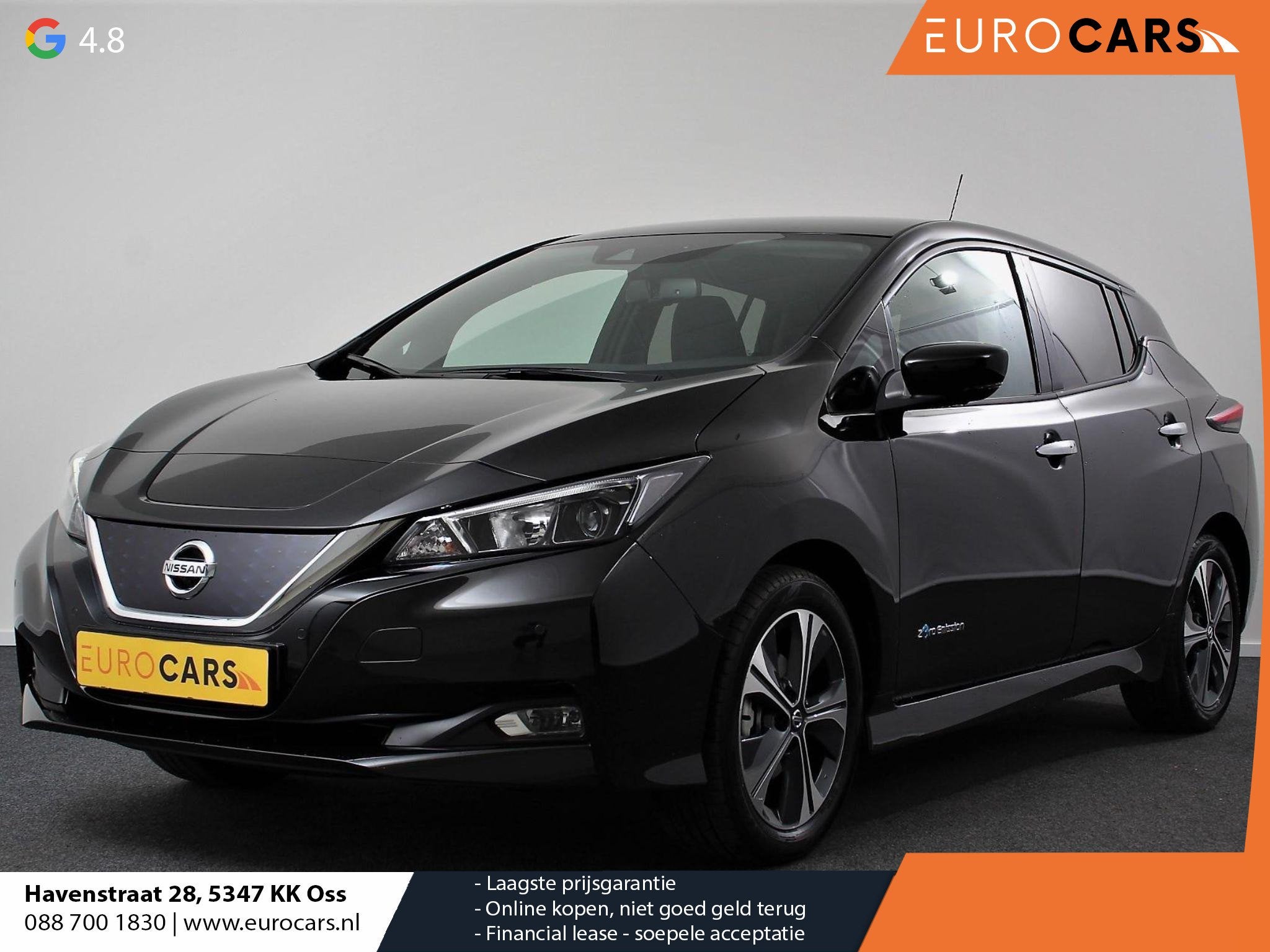 Nissan LEAF N-Connecta 40 kWh Navigatie Bluetooth Cruise Con, Auto's, Nissan, Stof, Gebruikt, Origineel Nederlands, 270 km