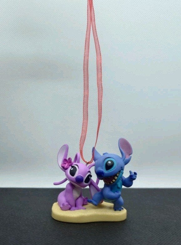 Disney Stitch en Angel kerst ornament hanger kerstbal, Ophalen of Verzenden, Nieuw