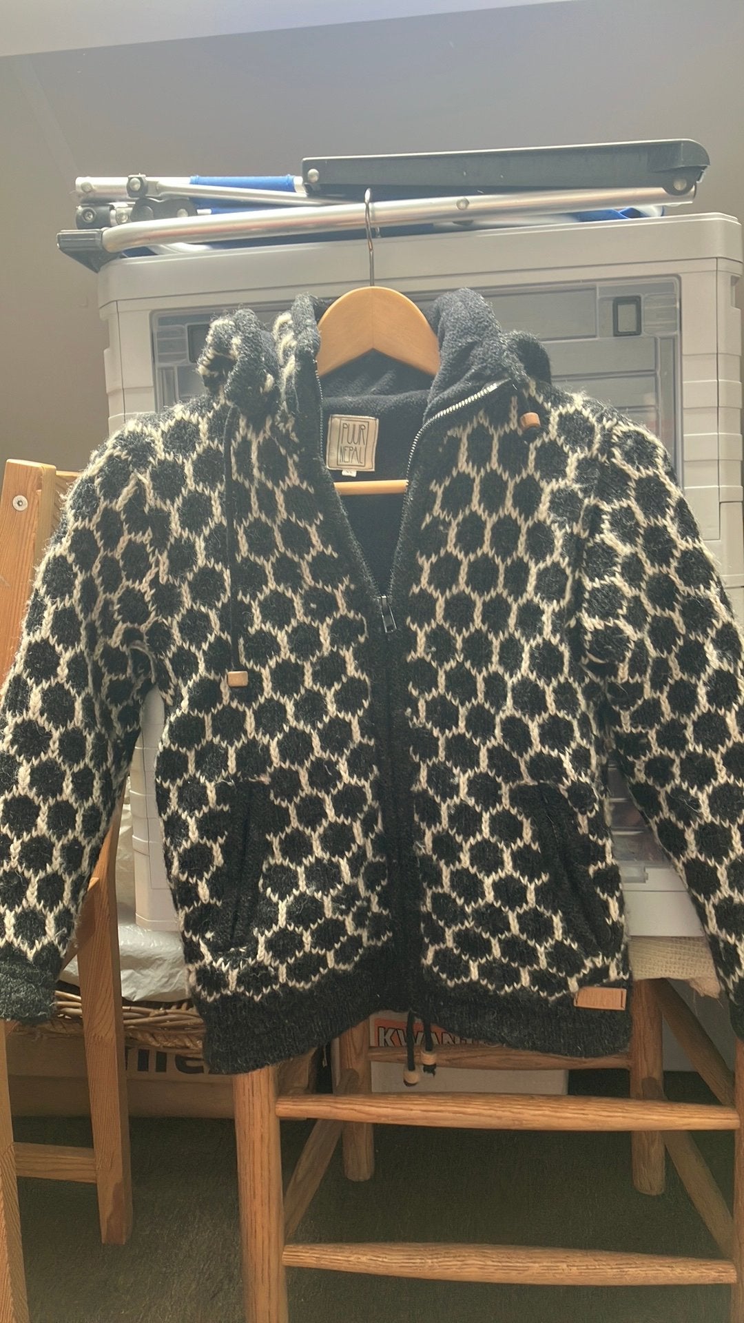 Kindervest 100%wol / fleeche  puur Nepal - maat XL = 122/128, Ophalen of Verzenden, Zo goed als nieuw, Jongen of Meisje, Trui of Vest