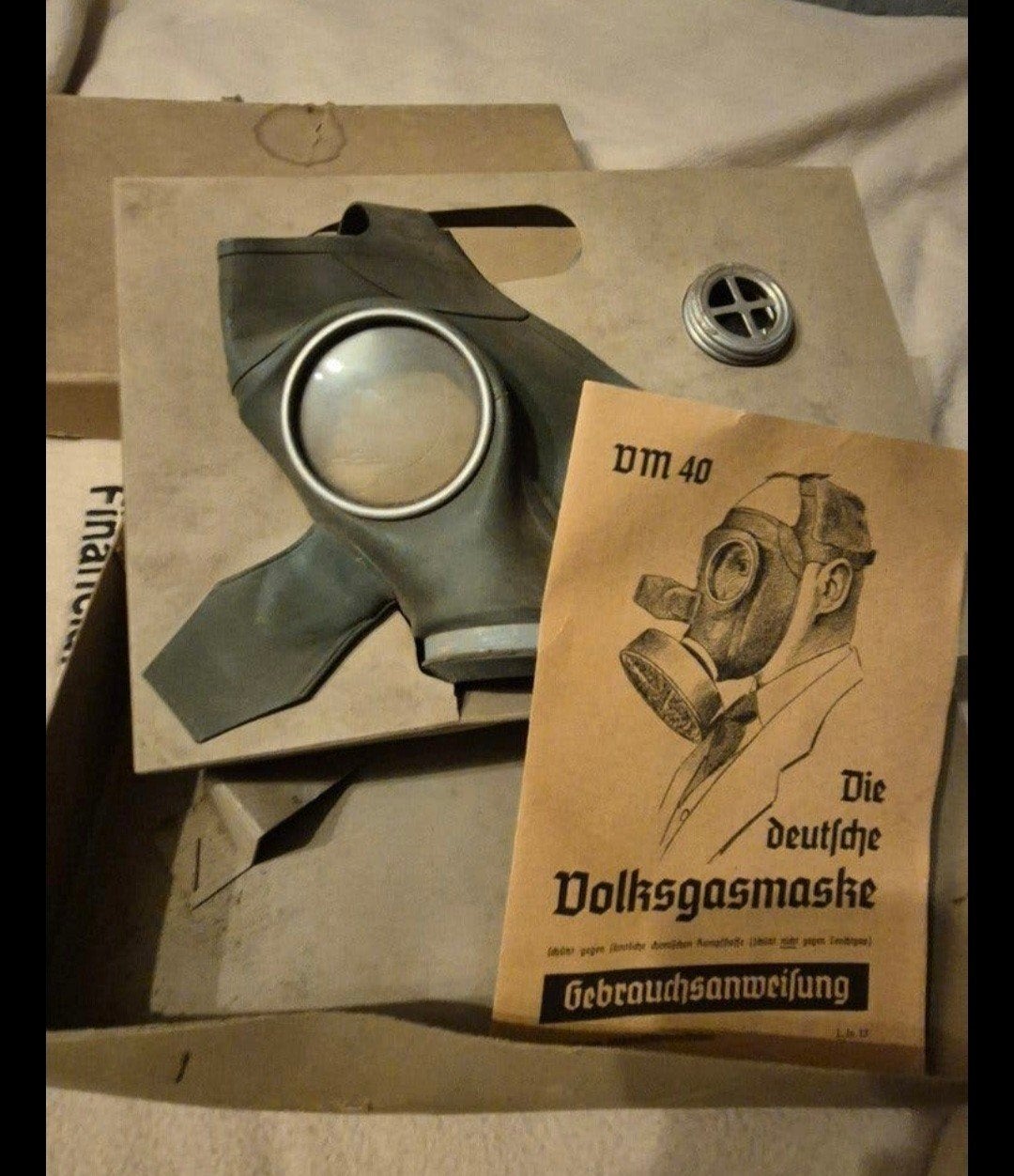 WO2 Duitse gasmasker, Ophalen of Verzenden, Overige soorten, Duitsland, Overige typen