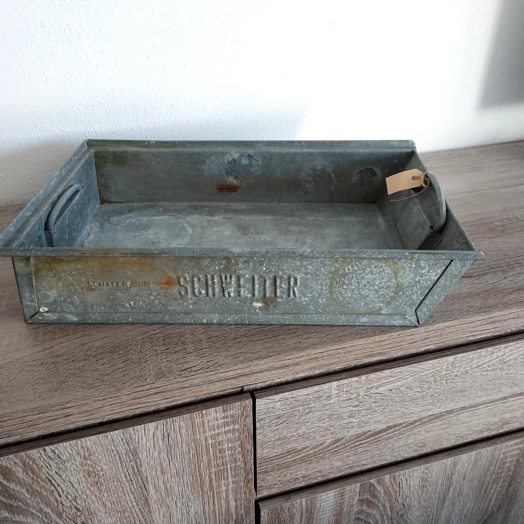 Stalen bak Schäfer plantenbak, Ophalen, Gebruikt, Metaal, Minder dan 30 cm