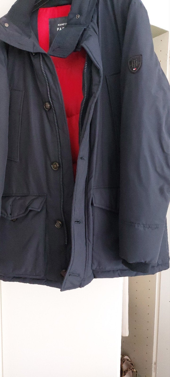 Tommy.hilfiger heren parka, Ophalen of Verzenden, Zo goed als nieuw, Maat 56/58 (XL), Blauw