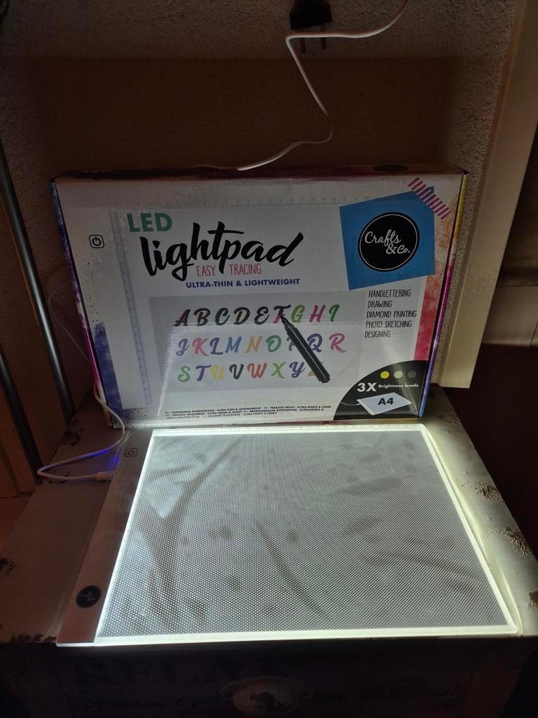 LED Lightpad Tekenbord - Nieuwstaat, Ophalen of Verzenden, Zo goed als nieuw, Ezel