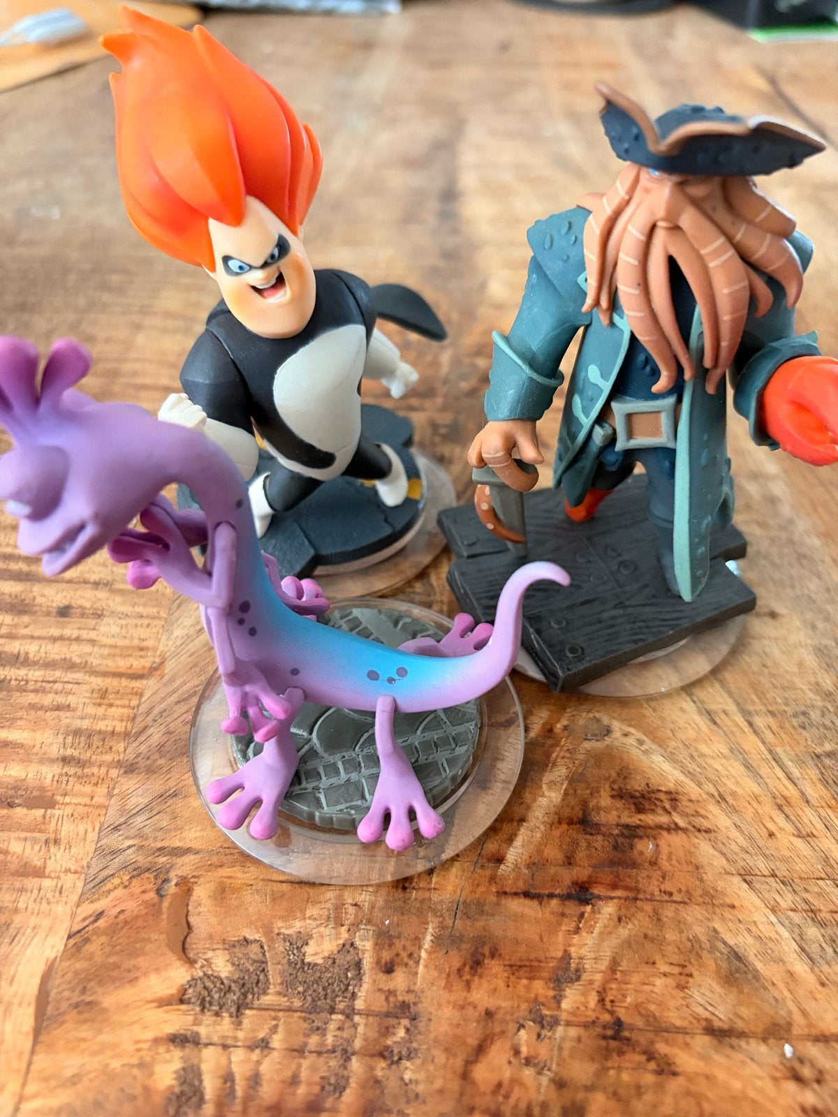 Disney Infinity Figuren: Syndrome, Davy Jones, Randall, Ophalen of Verzenden, Gebruikt
