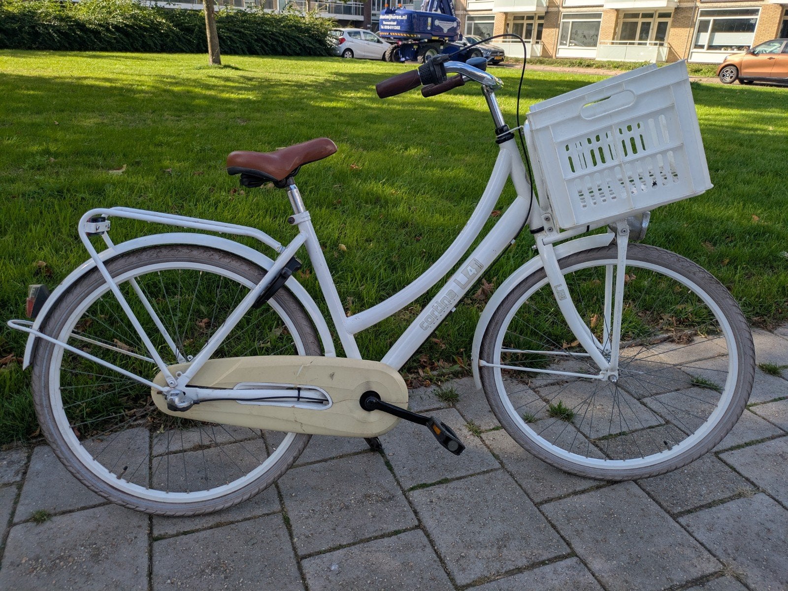 Cortina U4 Meidenfiets 3 versnelling"26, Terugtraprem, Gebruikt, Cortina U4 transportfiets, Versnellingen