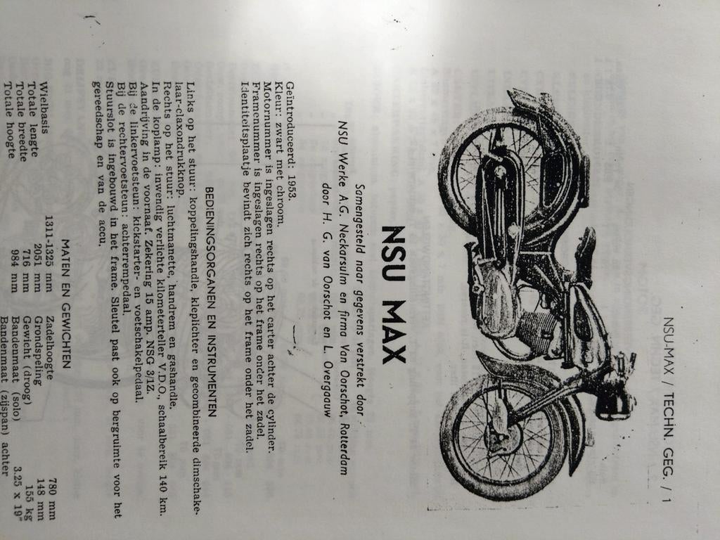 NSU WERKPLAATSHANDBOEK, Ophalen of Verzenden