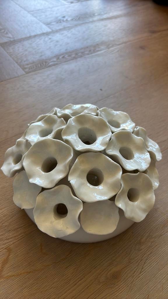 Tulpenvaas, Huis en Inrichting, Woonaccessoires | Vazen, Overige kleuren, Ophalen of Verzenden, Minder dan 50 cm, Glas