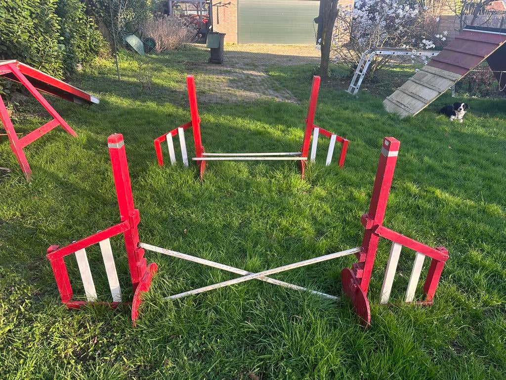 Hindernissen Hond agility, Ophalen, Gebruikt