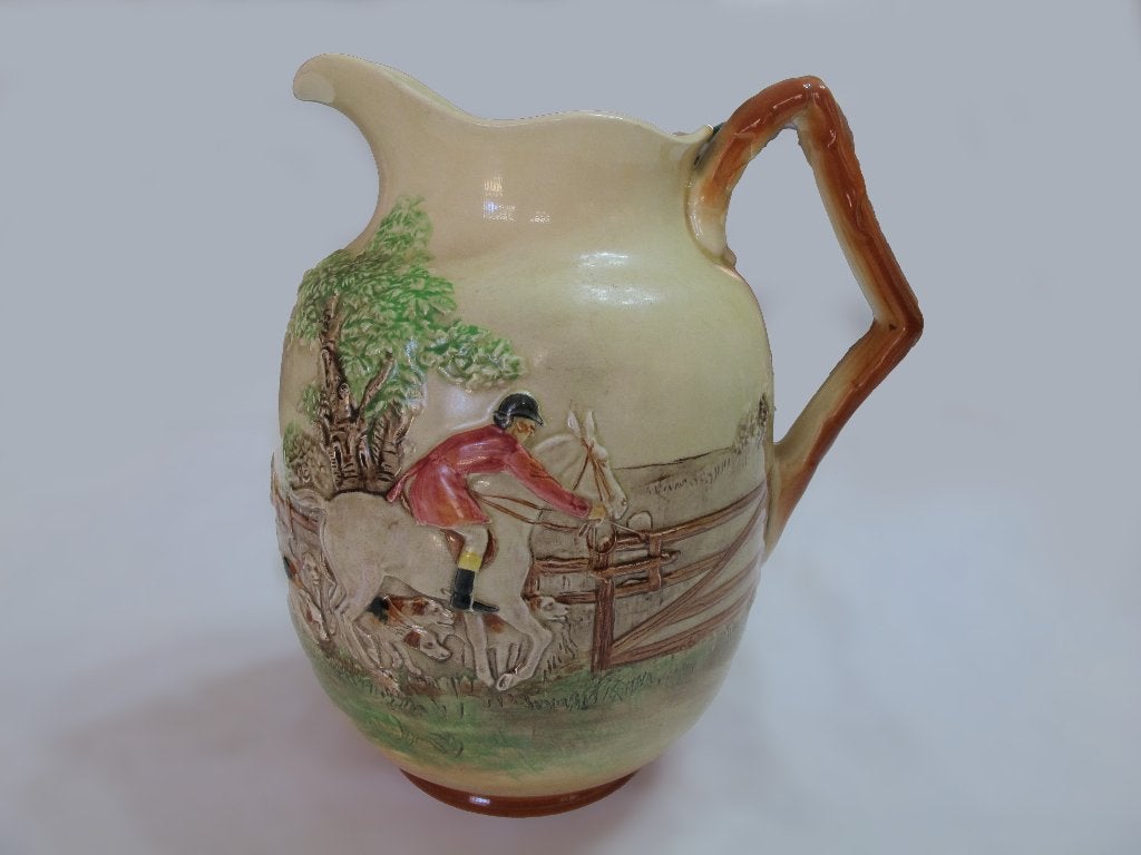 Vintage Royal Doulton Fox Hunting Pitcher, Antiek en Kunst, Antiek | Porselein, Ophalen of Verzenden