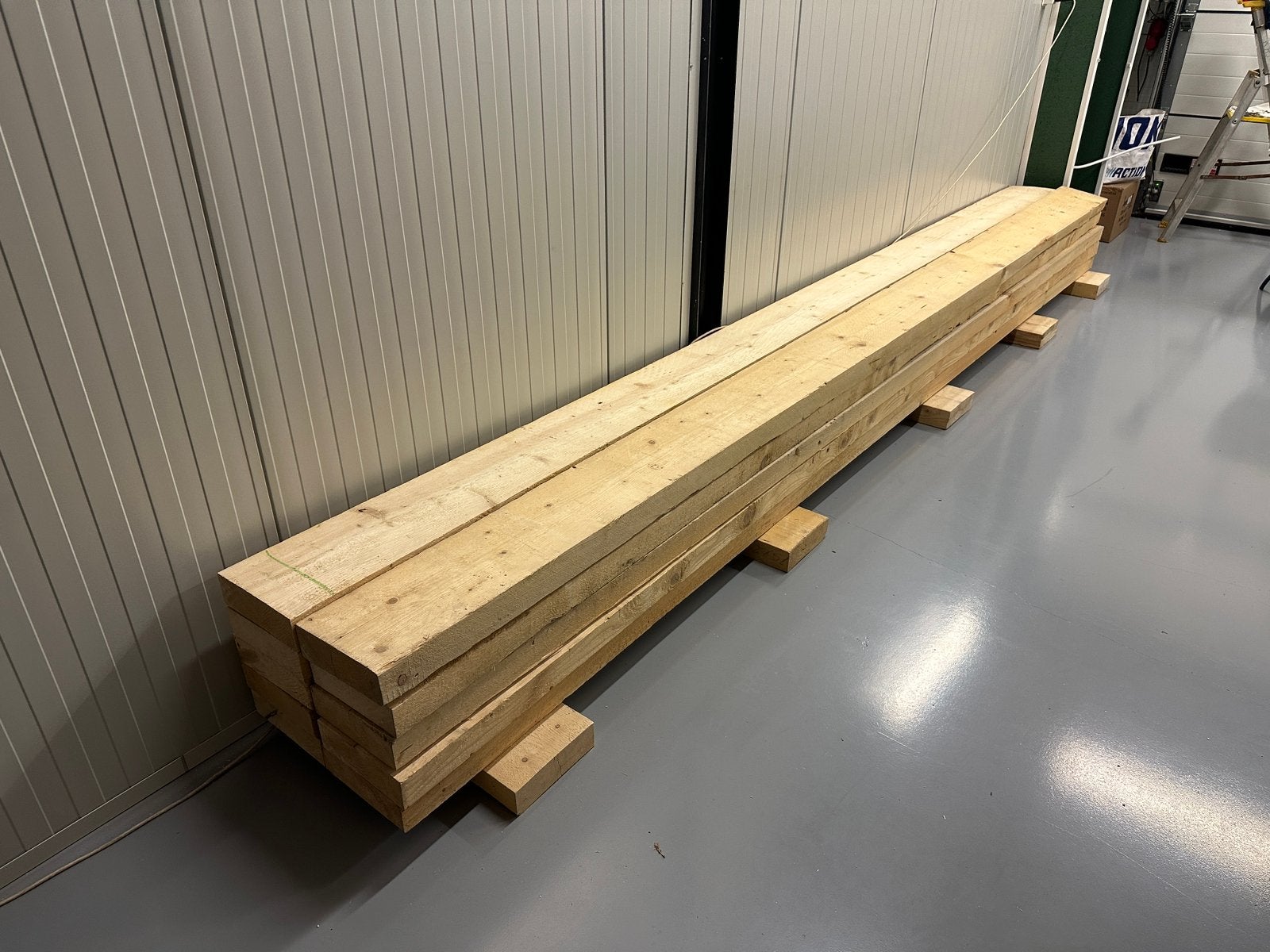 10 balken kopmaat 250x75 lengte 4,8m (4800mm) fijnbezaagd, Ophalen, Nieuw, 250 cm of meer, Balken
