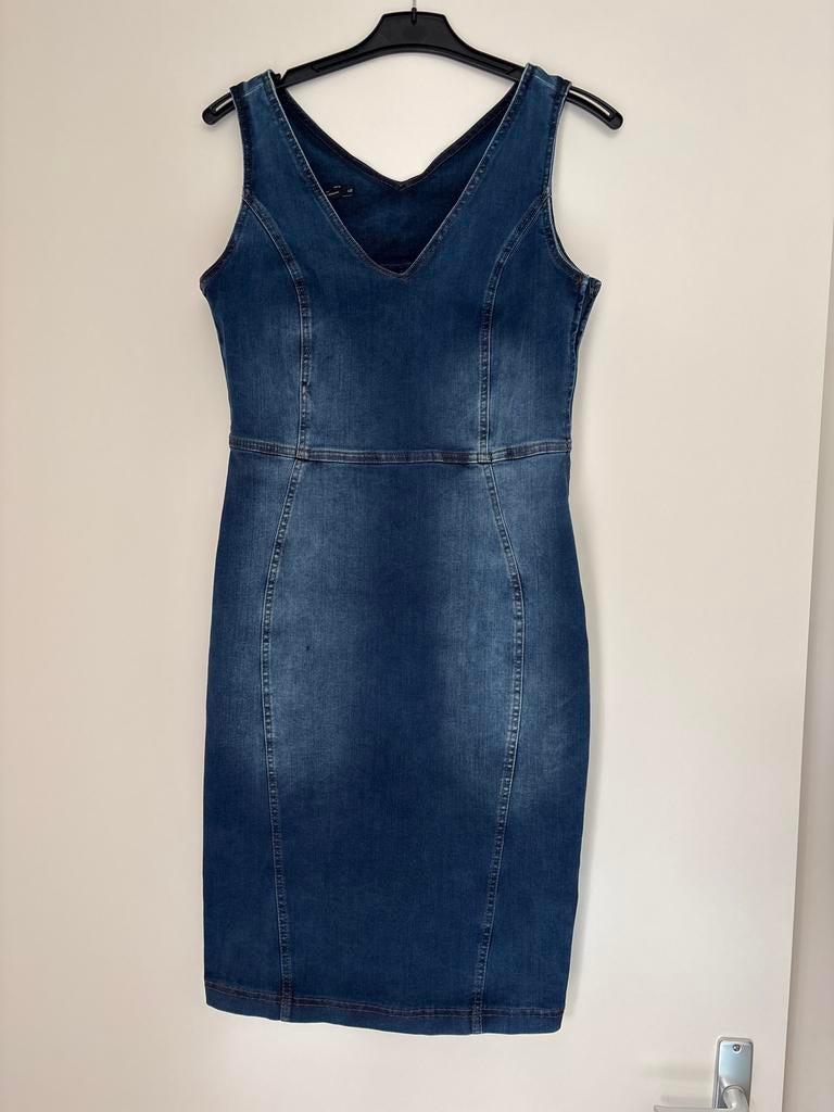 Corel Amsterdam denim jurk maat 40, Maat 38/40 (M), Blauw, Ophalen of Verzenden, Zo goed als nieuw