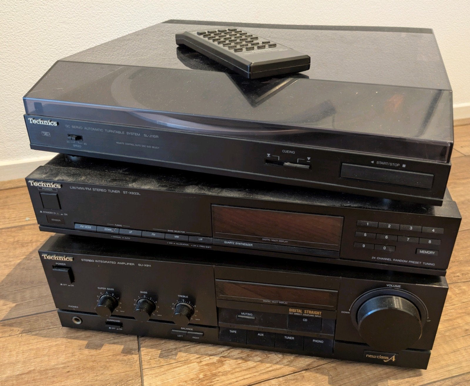 Technics Hifi Set: Platenspeler, Tuner, Versterker, Audio, Tv en Foto, Stereo-sets, Gebruikt, Tuner of Radio, Losse componenten