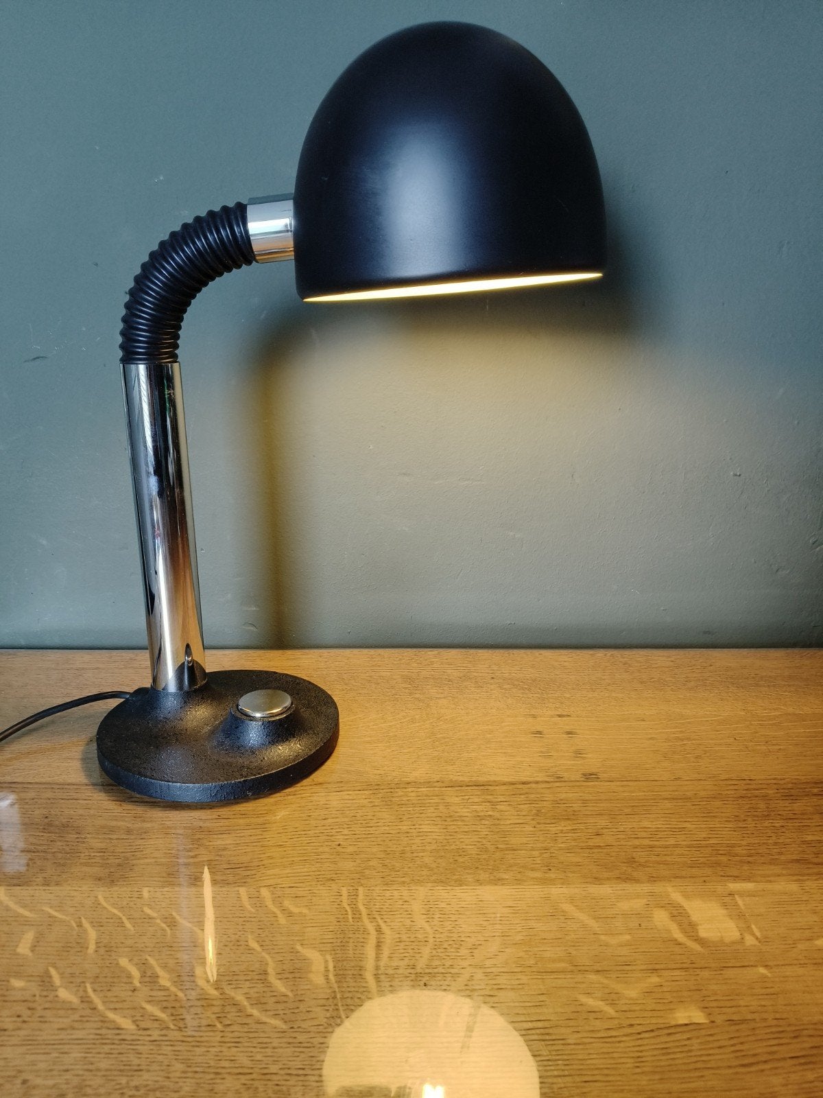 Vintage Bureaulamp Ergon Hillebrand, Huis en Inrichting, Ophalen, Bureaulamp, Gebruikt, Overige merken