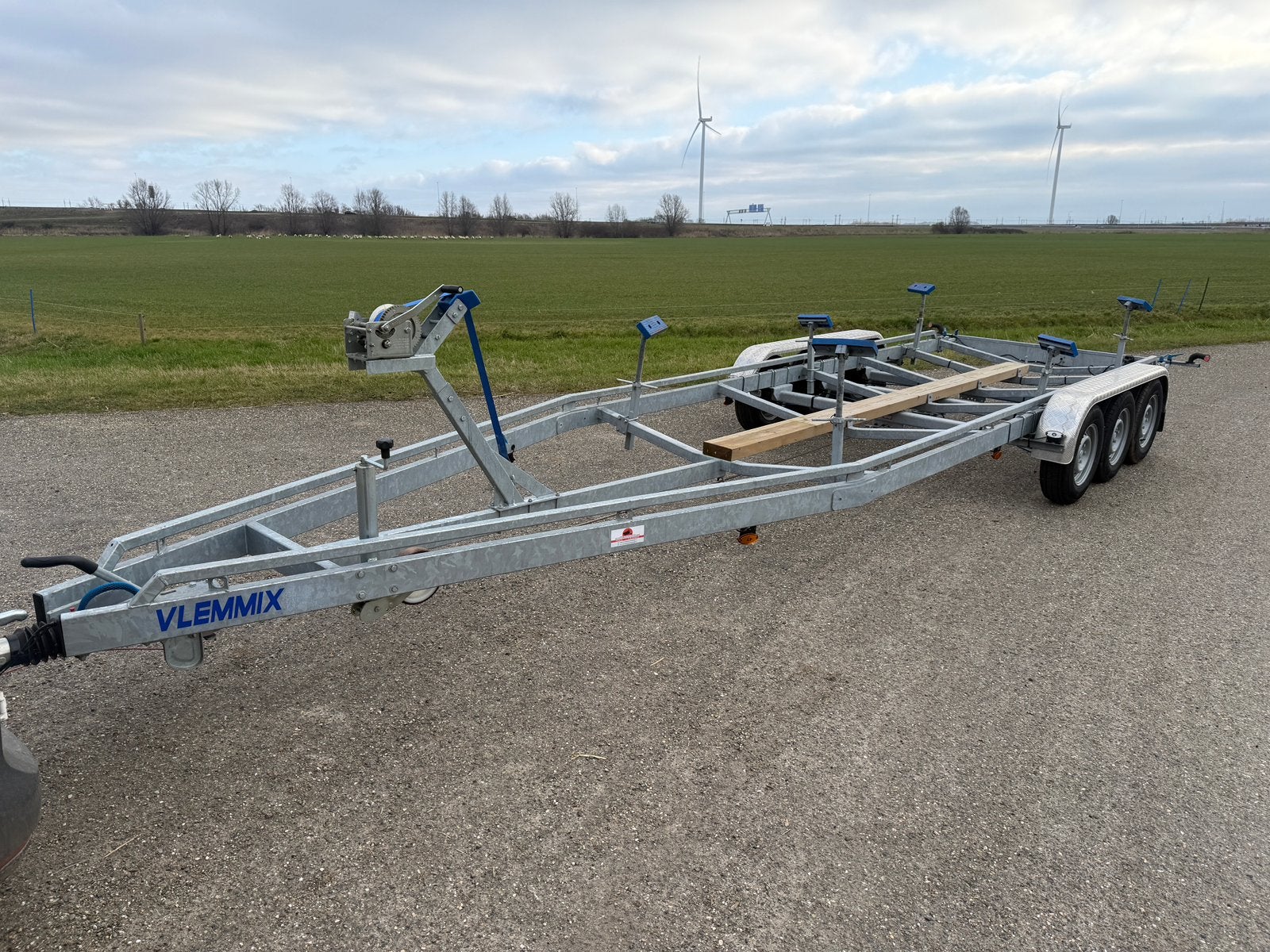 3 Asser Vlemmix 3500 KG. Kenteken., Ophalen, Sloepentrailer, 6 tot 9 meter, Zo goed als nieuw