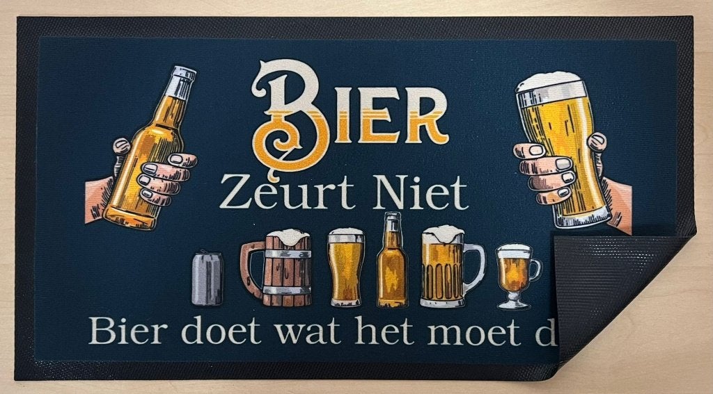 Bier zeurt niet barmatje barrunner cafe decoratie deco