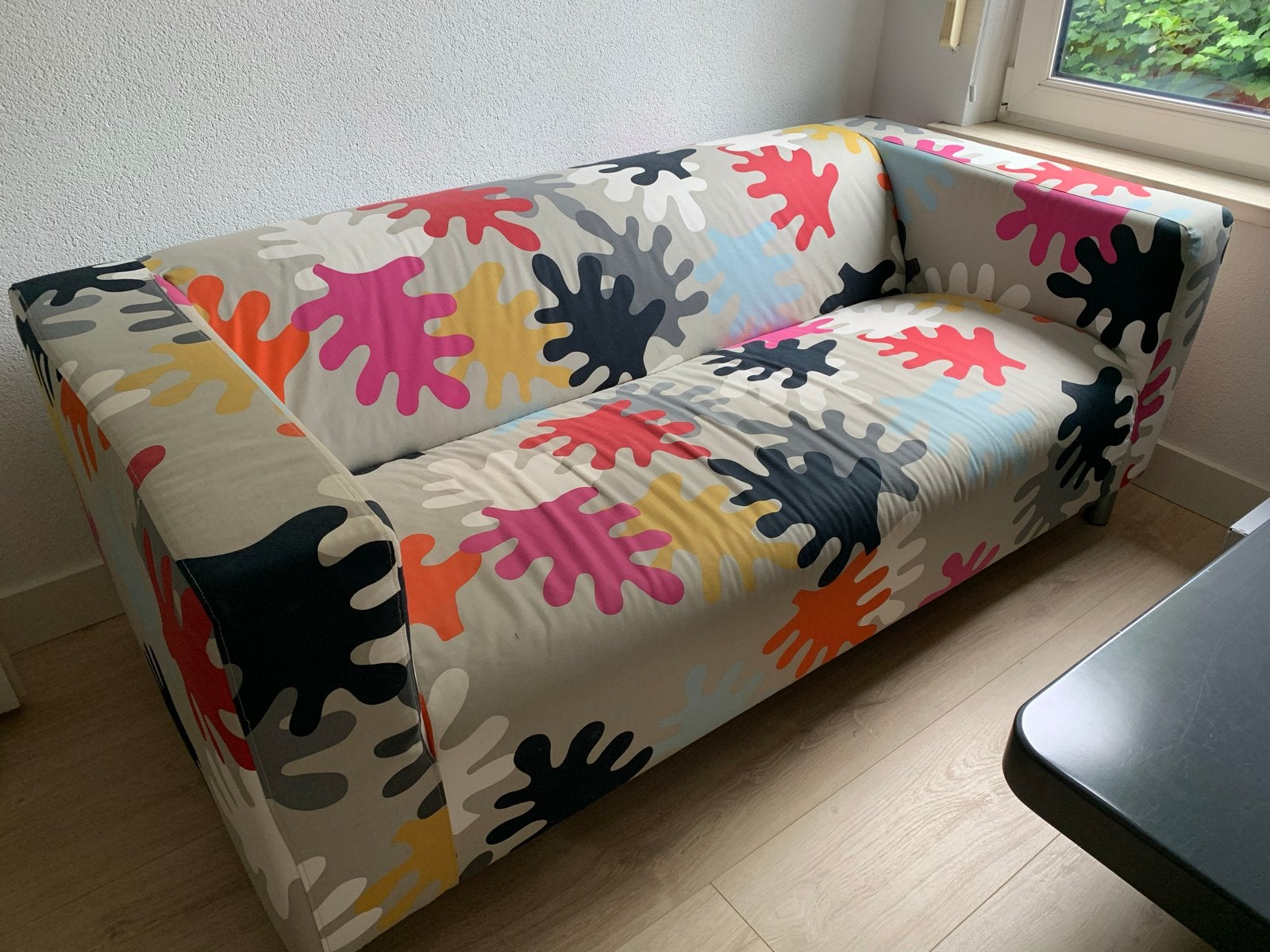 Vrolijke 2-zitsbank IKEA zgan, Ophalen, 150 tot 200 cm, Tweepersoons, 75 tot 100 cm