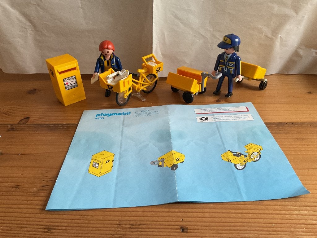 Playmobil postbodes, Ophalen of Verzenden, Zo goed als nieuw, Losse onderdelen, Figuren