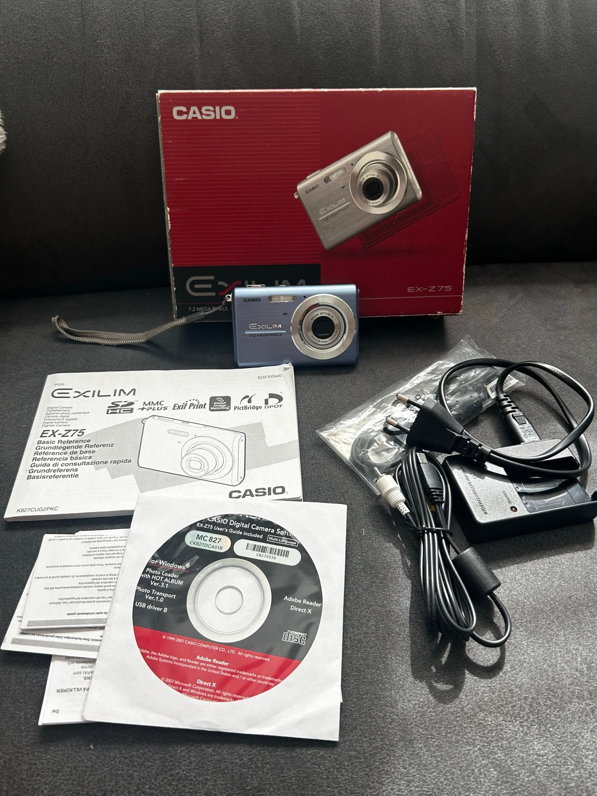 Casio Exilim EX-Z75 Compactcamera compleet, Ingebouwde flitser, Casio, Ophalen of Verzenden, Zo goed als nieuw