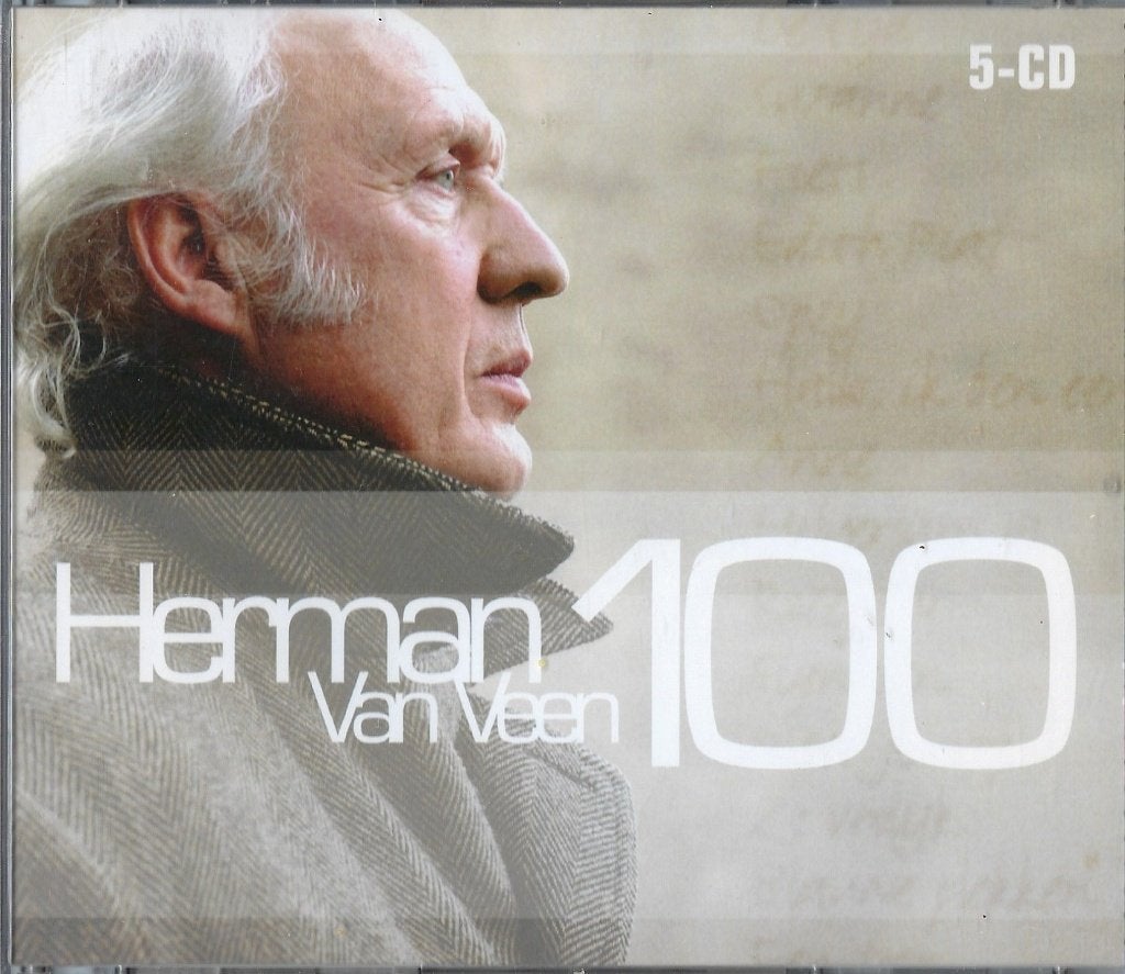 Herman van Veen - 100  (5CD), Boxset, Pop, Ophalen of Verzenden, Zo goed als nieuw