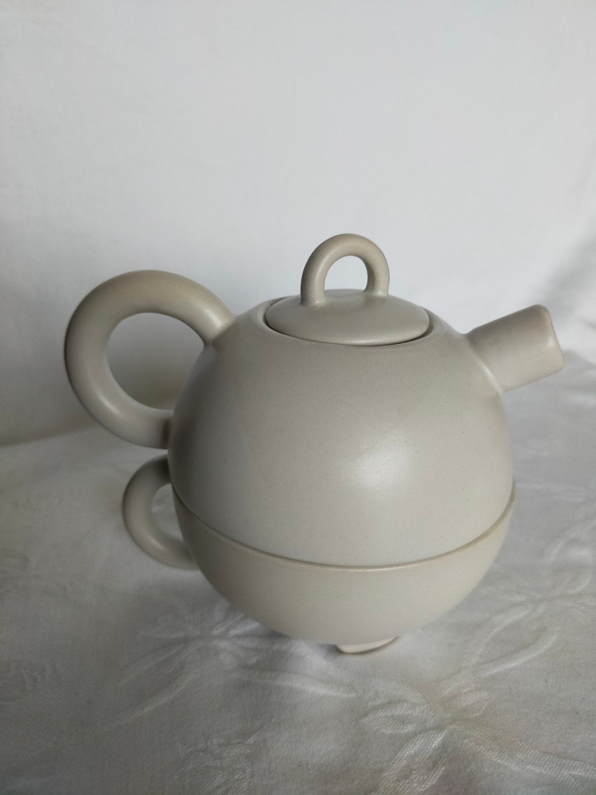 Broste Copenhagen tea for one theepot en kom jaren 90, Ophalen of Verzenden