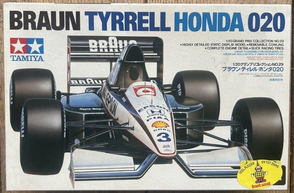 Tamiya BRAUN  Tyrrell Honda 020 Schaal 1:20, Ophalen of Verzenden, Nieuw, Groter dan 1:35