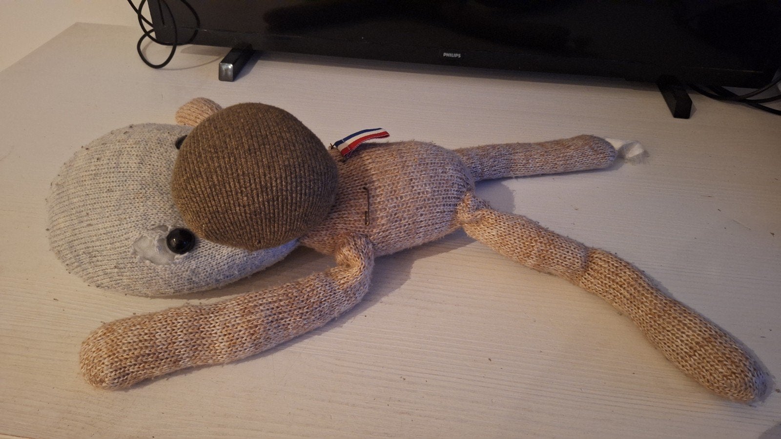 Artis Unieke handgemaakte knuffelpop, gebreid, Gebruikt, Overige merken, Overige typen, Ophalen of Verzenden
