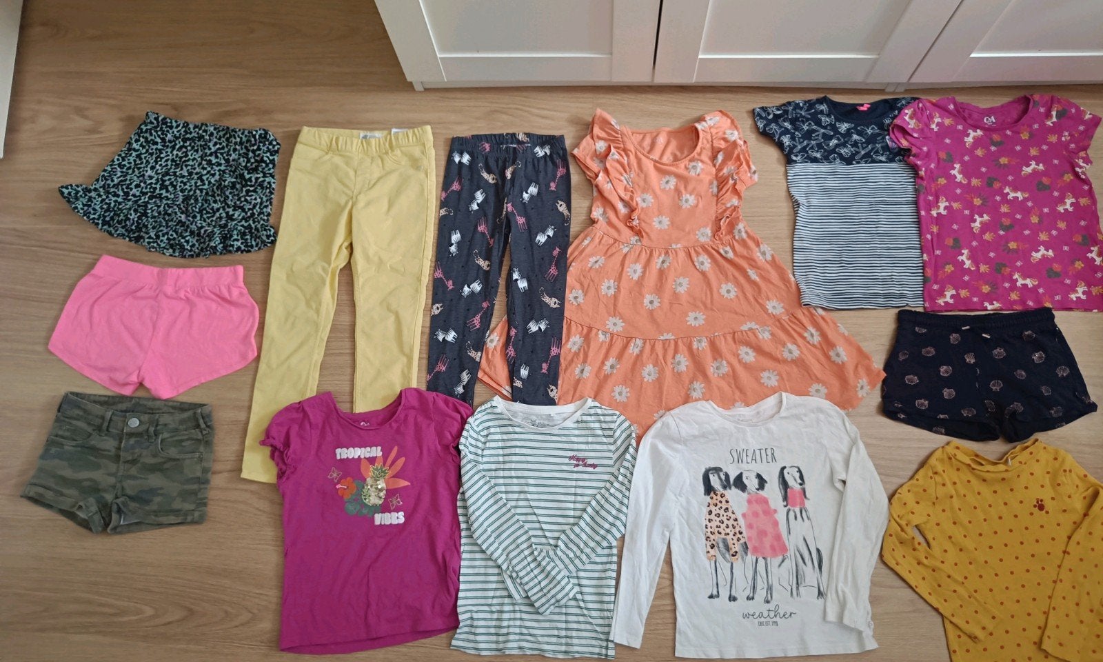 Schitterend meisjes kledingpakket maat 128/134 C&A H&M, Ophalen of Verzenden, Zo goed als nieuw, Maat 128